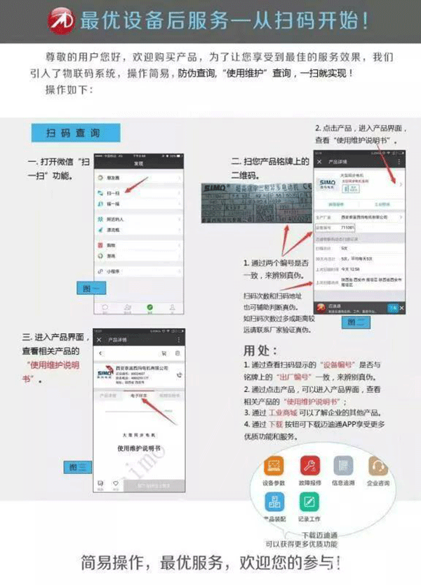 西安泰富西瑪電機(jī)2018年1月1日起全面啟用產(chǎn)品防偽碼系統(tǒng)。